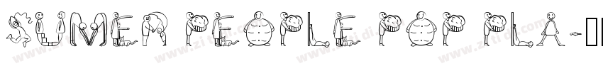 SUMER PEOPLE POP PLA字体转换